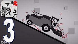Stickman Destruction Ragdoll - Gameplay Walkthrough part 3 - Sticman Run! All Vehicles(iOS, Android) screenshot 2