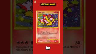 💸 Moltres up 217% this month! Now £300.99 📈 #pokemoncards #shorts