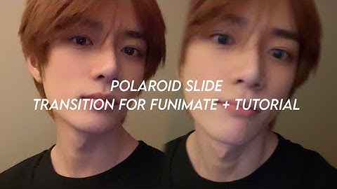 Polaroid slide transition + tutorial || Funimate ¡!