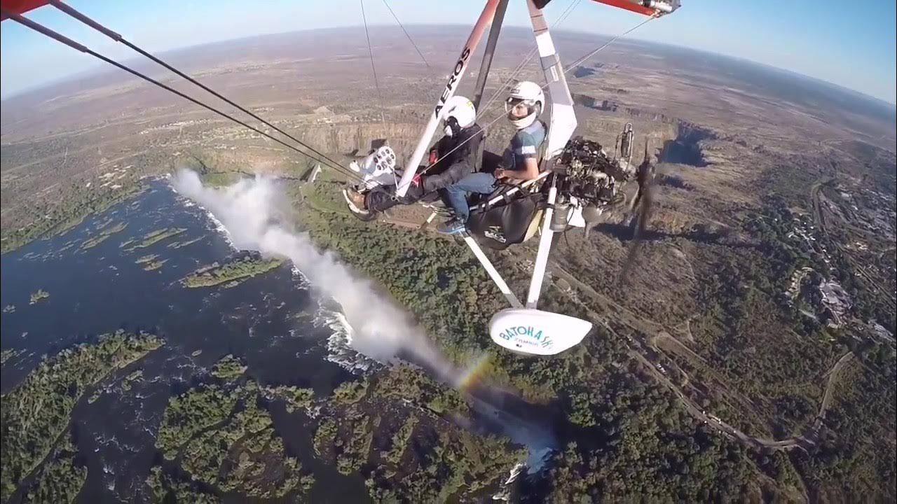 Microlight over Victoria Falls! YouTube