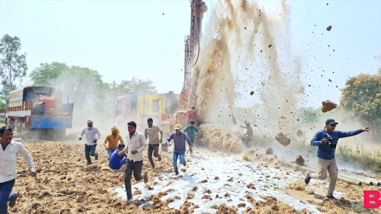 Borewell Drilling - 50HP Motor Full Pressure Water at 500+ Feet Deep Boring 