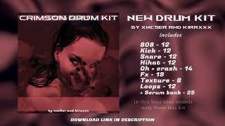 *free* Supertrap Drum kit - 'CRIMSON' | Drum kit   serum bank   loops