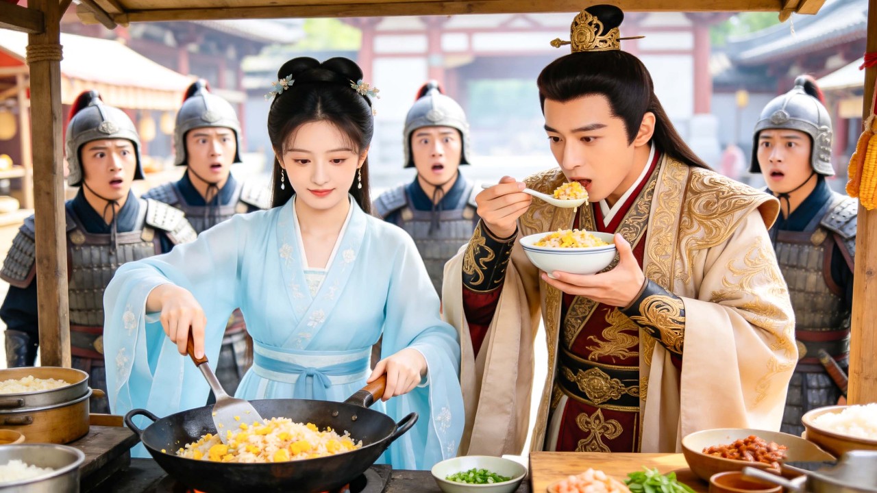 Ninguém cura a anorexia do príncipe—arroz frito de uma garota o salva e muda seu destino