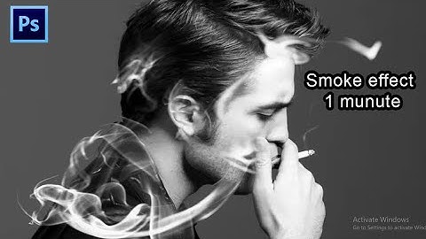 How to  add quickly smoke effect  in photoshop cs6 | photoshop short tutorial