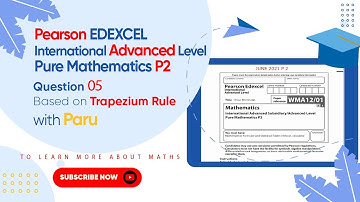 Pearson Edexcel | International Advanced Level | Pure Maths P2 | Q5 |June 