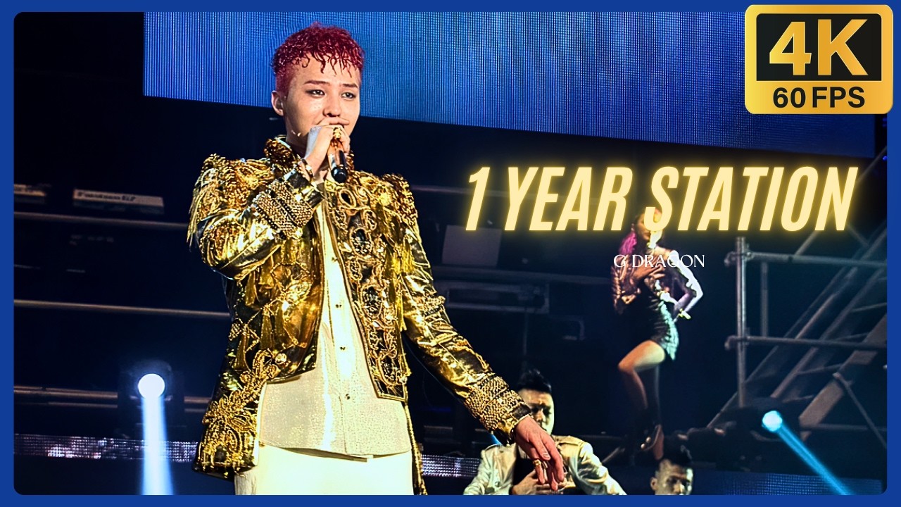 4K 60FPS] G-DRAGON - 1 YEAR STATION @ ONE OF A KIND 3D 2013 1st