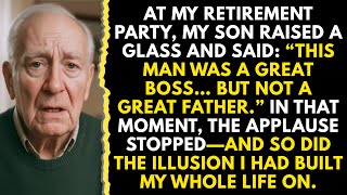 At My Retirement Party, My Son Gave a Toast “This Man Was a Great Boss… Not a Great Father”