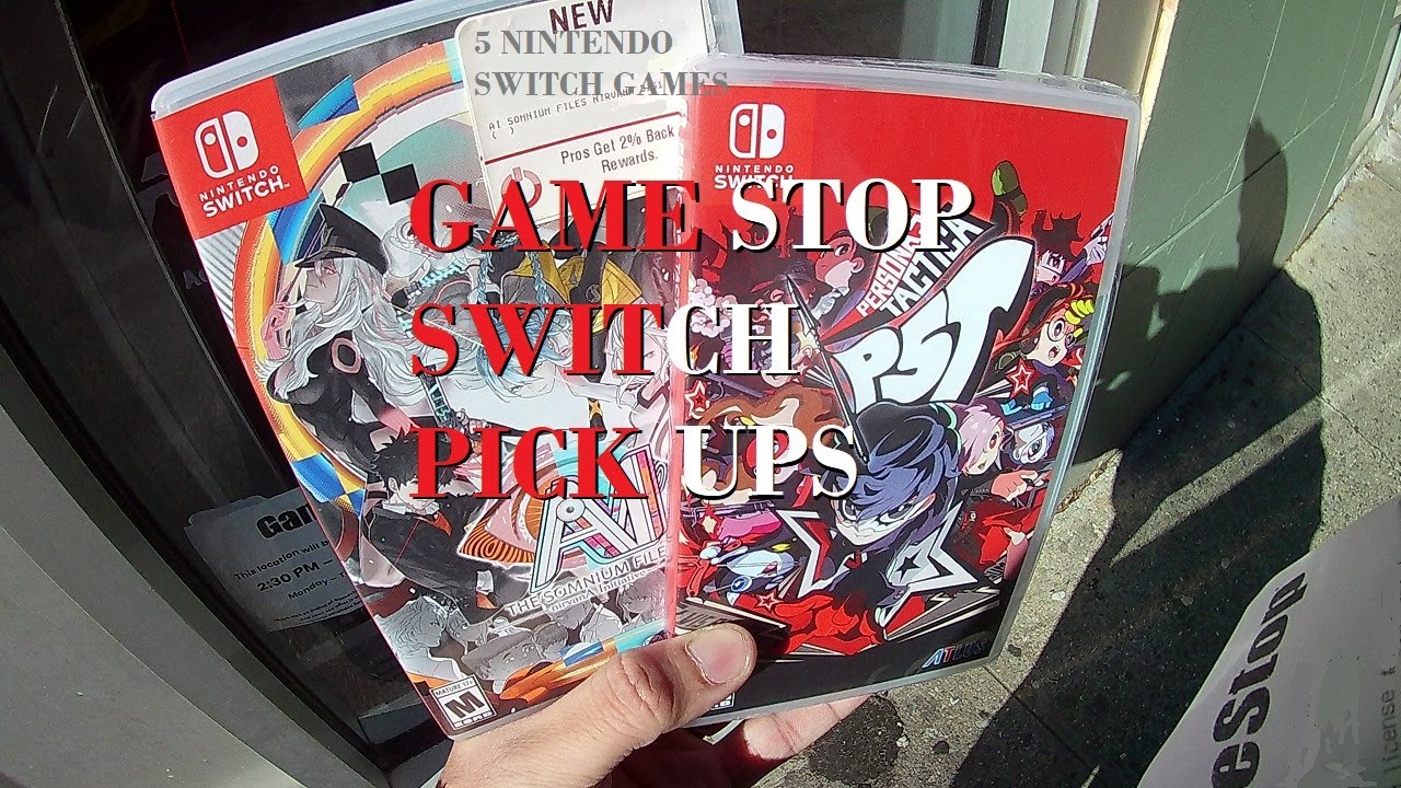 GameStop Pickups | 5 Switch Games