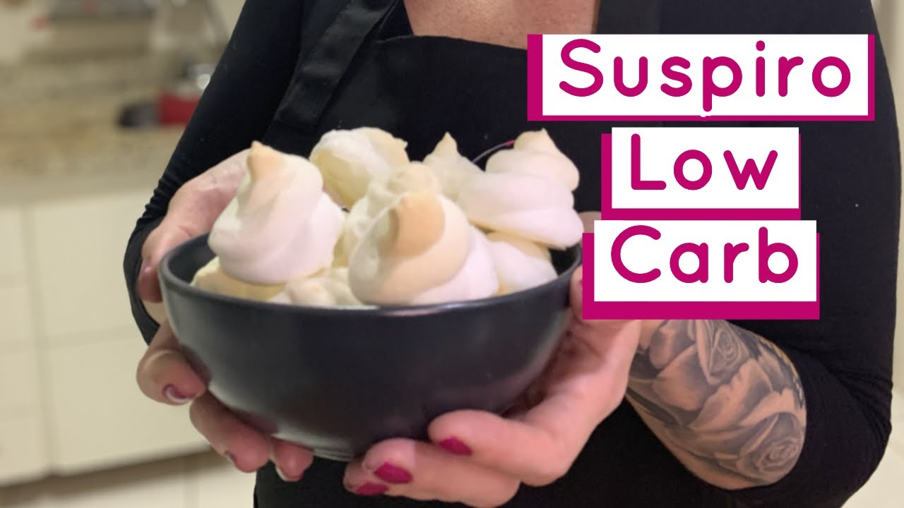 SUSPIRO LOW CARB - RECEITA SUPER FÁCIL