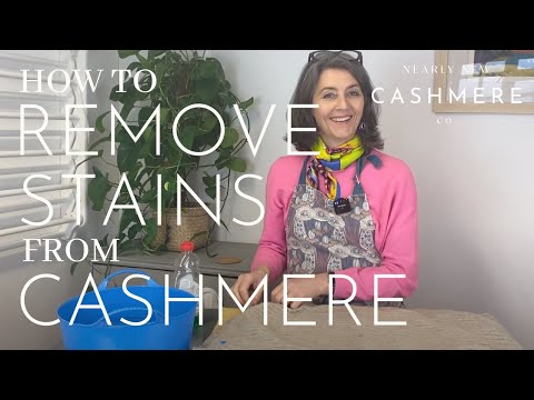 How to remove stains from cashmere | Second Hand Cashmere | Nearly New Cashmere