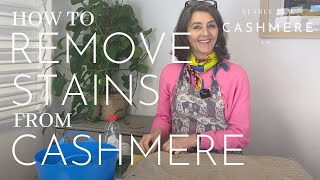 How to remove stains from cashmere | Second Hand Cashmere | Nearly New Cashmere