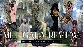 Met Gala Review: Did y’all even read the invite??
