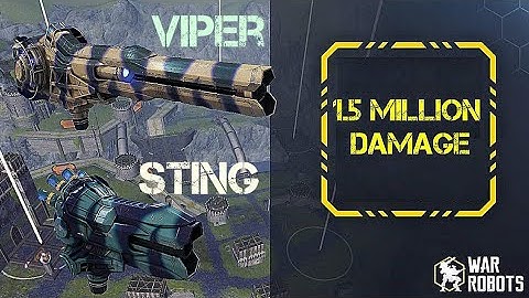 1.5 Million damage using only Corrosion Weapons Sting & Viper | Test Server Gameplay - War Robots
