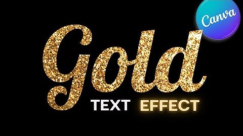 How To Create Gold Text Effect Using Canva in Android | Canva Tutorial For Beginners