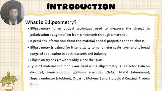 G1 Topic 4 UV Visible Spectroscopy and Ellipsometry