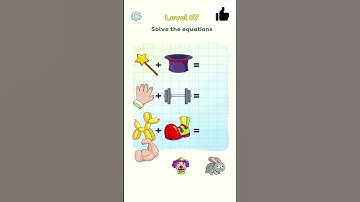 DOP 3 Displace One Part | Level 67 | Solve The Aquations #shorts #dop #gameplay