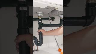 How to Install a Kitchen Sink Drain. Full Video In Description