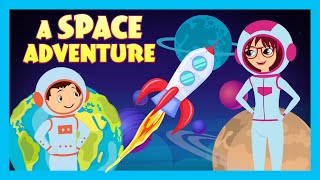 A SPACE ADVENTURE ‍🚀 Tia & Tofu Lessons For Kids | English Stories | Learning Stories for Kids screenshot 2