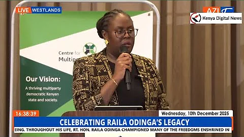 Winnie Odinga Delivers Powerful Remarks as she honours Raila Odinga During 2025 Human Rights Day