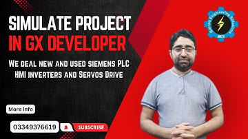 How to Simulate Project in GX Developer | Holding and Latching | How to Simulate Project in GX Works