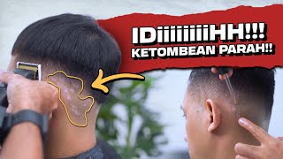 BANYAK KETOMBE! Customer Ini Maksa Pengen Cukur FRENCH CROP!