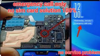 Oppo a3s no sim card and emergency call only problem solution 100% working