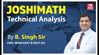 Joshimath Land Subsidence Problem | Joshimath Technical Analysis | UPSC | By B. Singh Sir  MADE EASY