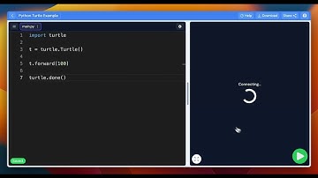 Creating a Python Turtle Project on Pickcode