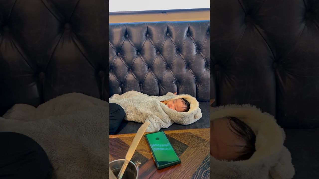 6 months baby wants to eat fish and chips 🤣🥰🥹