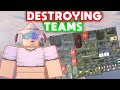 Destroying teams as a solo  apocalypse rising 2  roblox