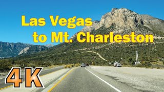 4K Easy Weekend Escape Drive from Vegas to Mt Charleston