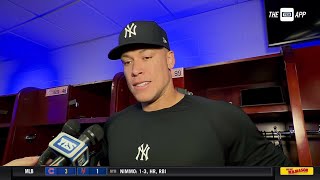 Aaron Judge after playing the Orioles
