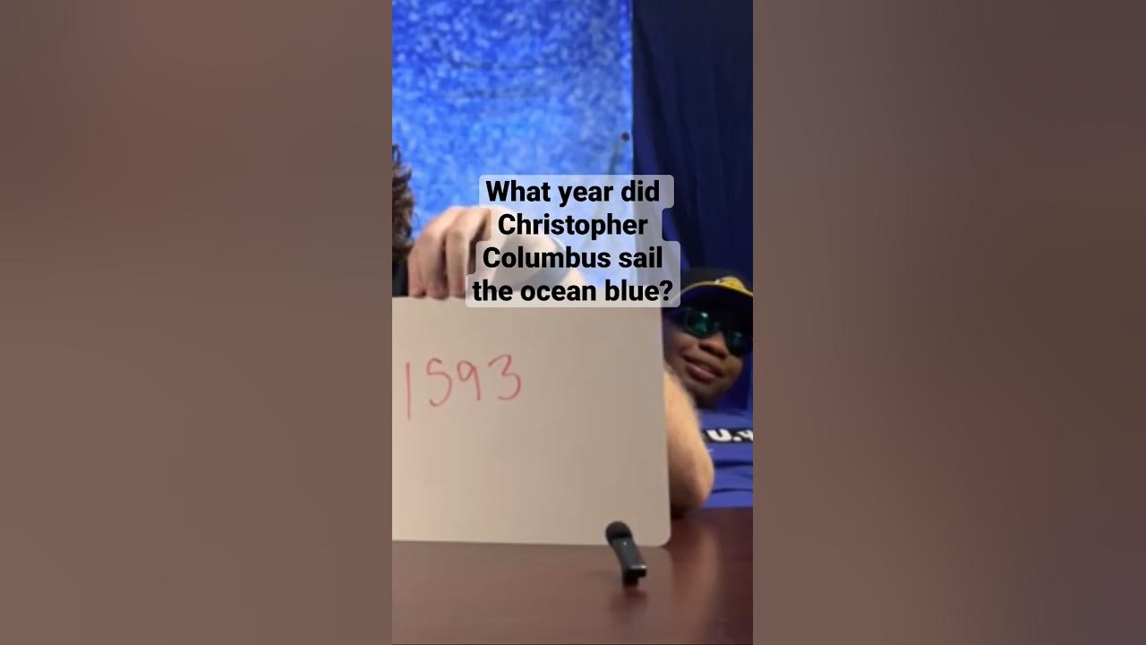  what year did christopher columbus sail the ocean blue youtube