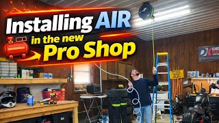 Pro shop upgrade, Plumbing the shop for air