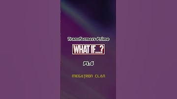 TFP WHAT IF Pt.6 #transformersprime #trending #megatron #viral #edit #shorts #whatif #tfp #video