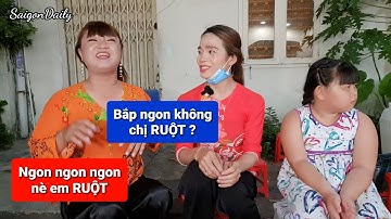Giáng Tiên, bé Như Ý bất ngờ ghé thăm và review bắp nướng Tây Thy