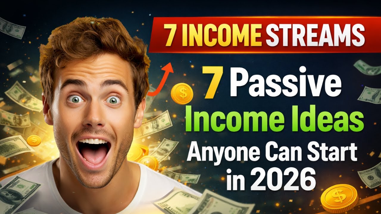 7 Passive Income Ideas Anyone Can Start in 2026 - YouTube