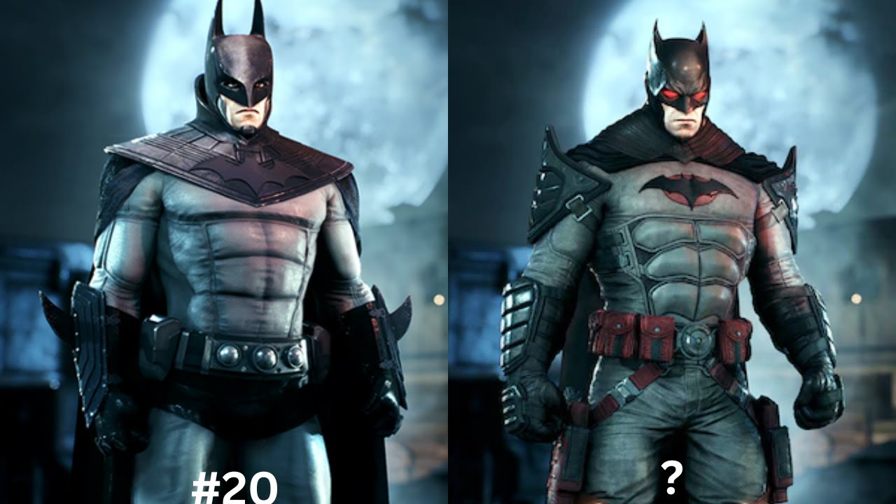 BATMAN ARKHAM KNIGHT ALL BATSUITS RANKED YouTube