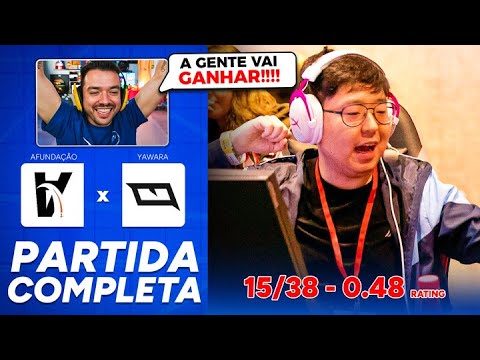 AFUNDAÇÃO vs YAWARA - PARTIDA COMPLETA COM GAULES - CIRCUIT X