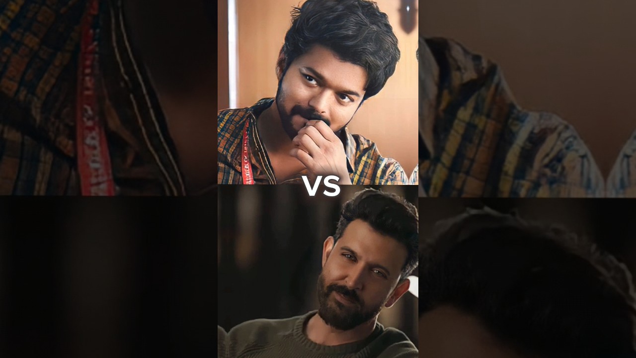 Thalapathi Vijay VS Hrithik Roshan 🥵🔥 #Shorts #FilmiHubs