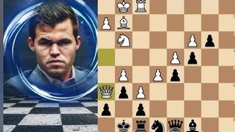 World Chess champion Magnus carlsen The stone wall