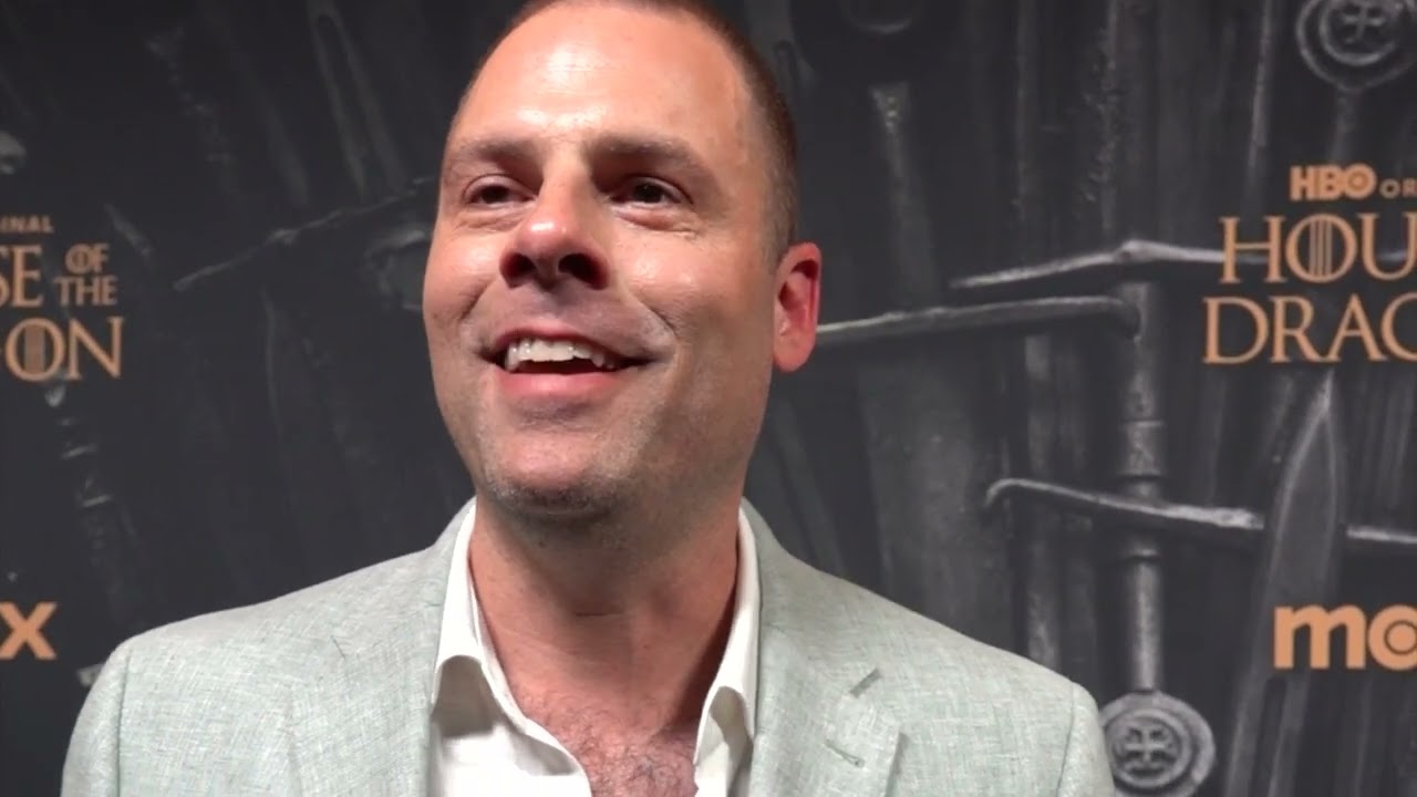 HOUSE OF THE DRAGON creator on NANNA BLONDELL and Swedish people riding dragons