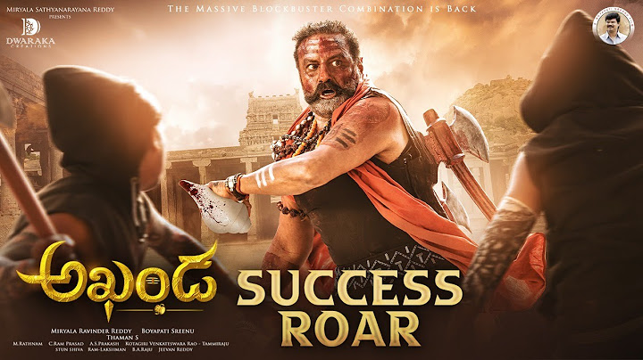 Akhanda Success Roar | Nandamuri Balakrishna | Boyapati Srinu | Pragya Jaiswal | Thaman S