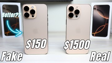 FAKE iPhone 16 Pro Max BETTER than the Real??