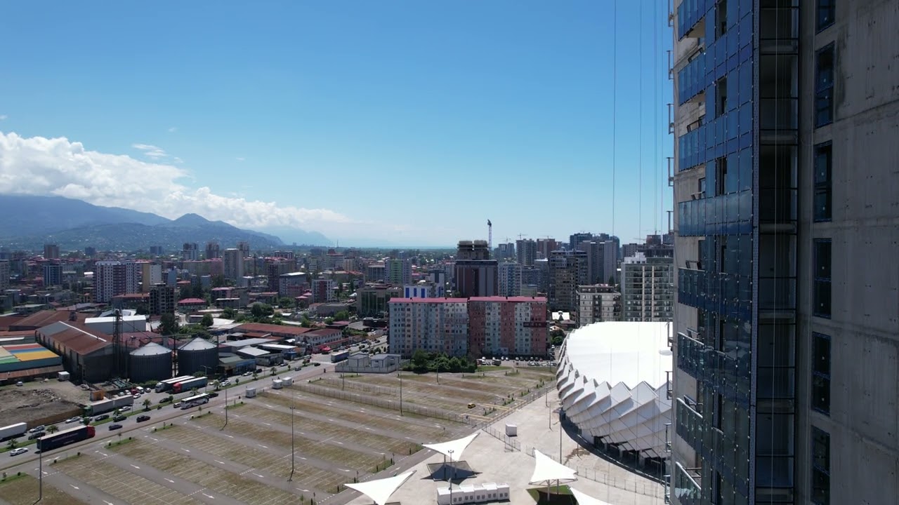 View from  left corner of  the  B block