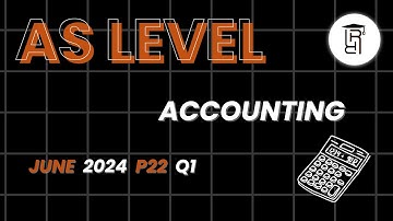 As level Accounting. 9706. May/ June 2024 P22 Q1. Incomplete records 