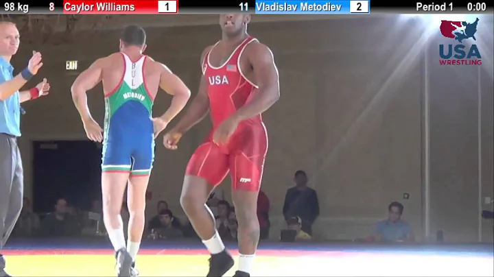 98 KG - Caylor Williams (USA) vs. Vladislav Metodi...