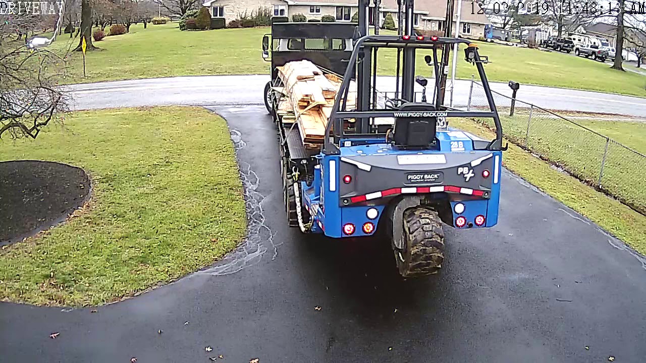 84 lumber / BLS TRUCKING damaged my driveway and WONT pay to have it fixed, posted no trespassing