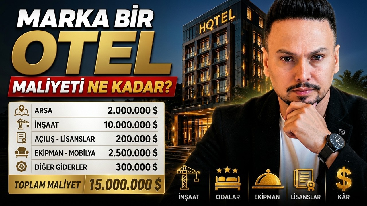 Marka Bir Otel Maliyeti Ne Kadardır? video kapak görseli