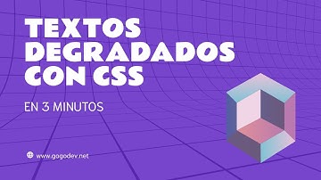 #12 Textos degradados con CSS - ¡En 3 minutos!